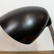 Lampe de table vintage en bakélite marron à col de cygne, années 1950