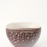 Salad bowl Vallauris signed Jean Austruy