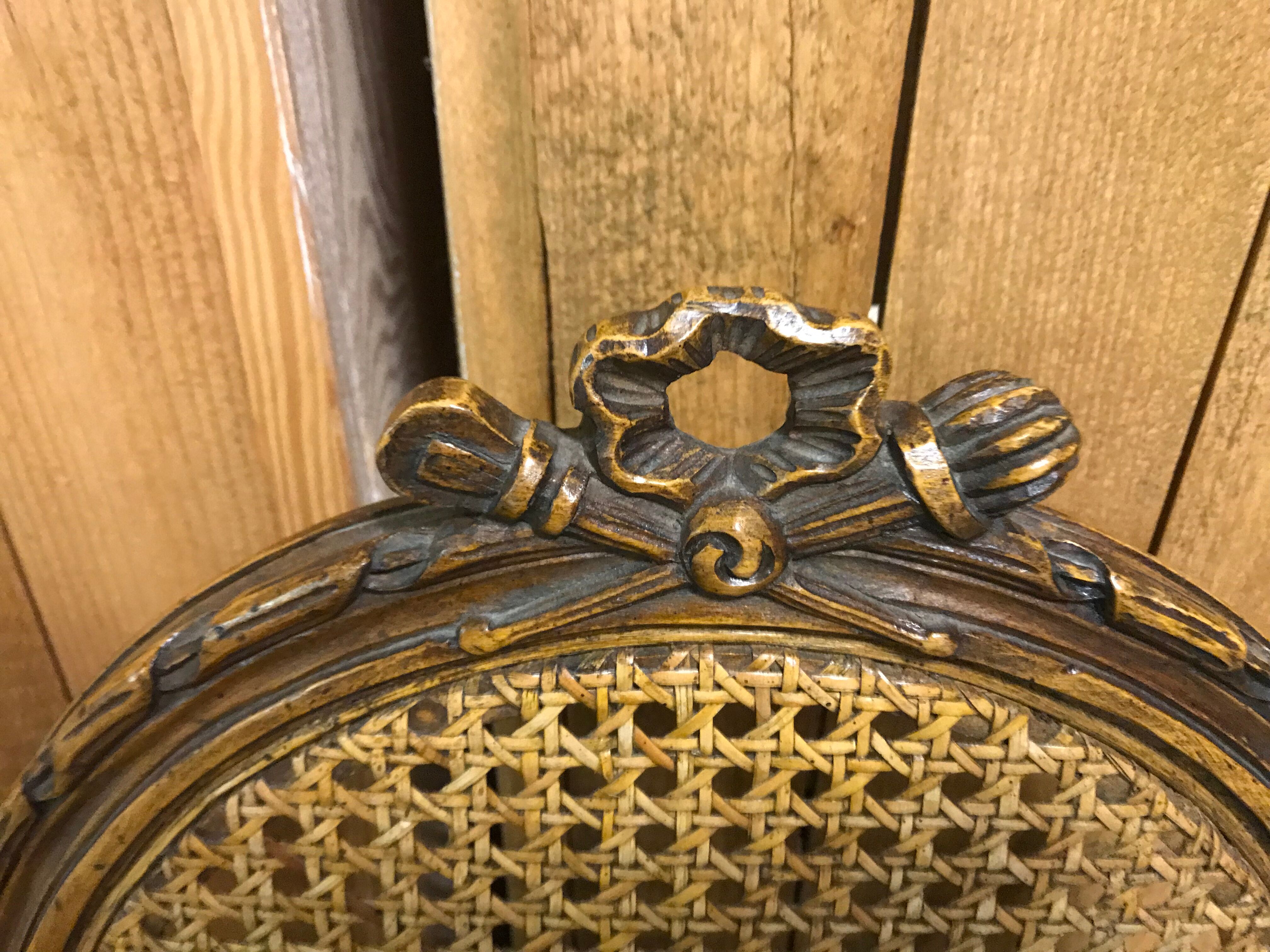 Paire de chaises de style Transition