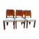 Suite de six chaises Art Deco par Michel Dufet