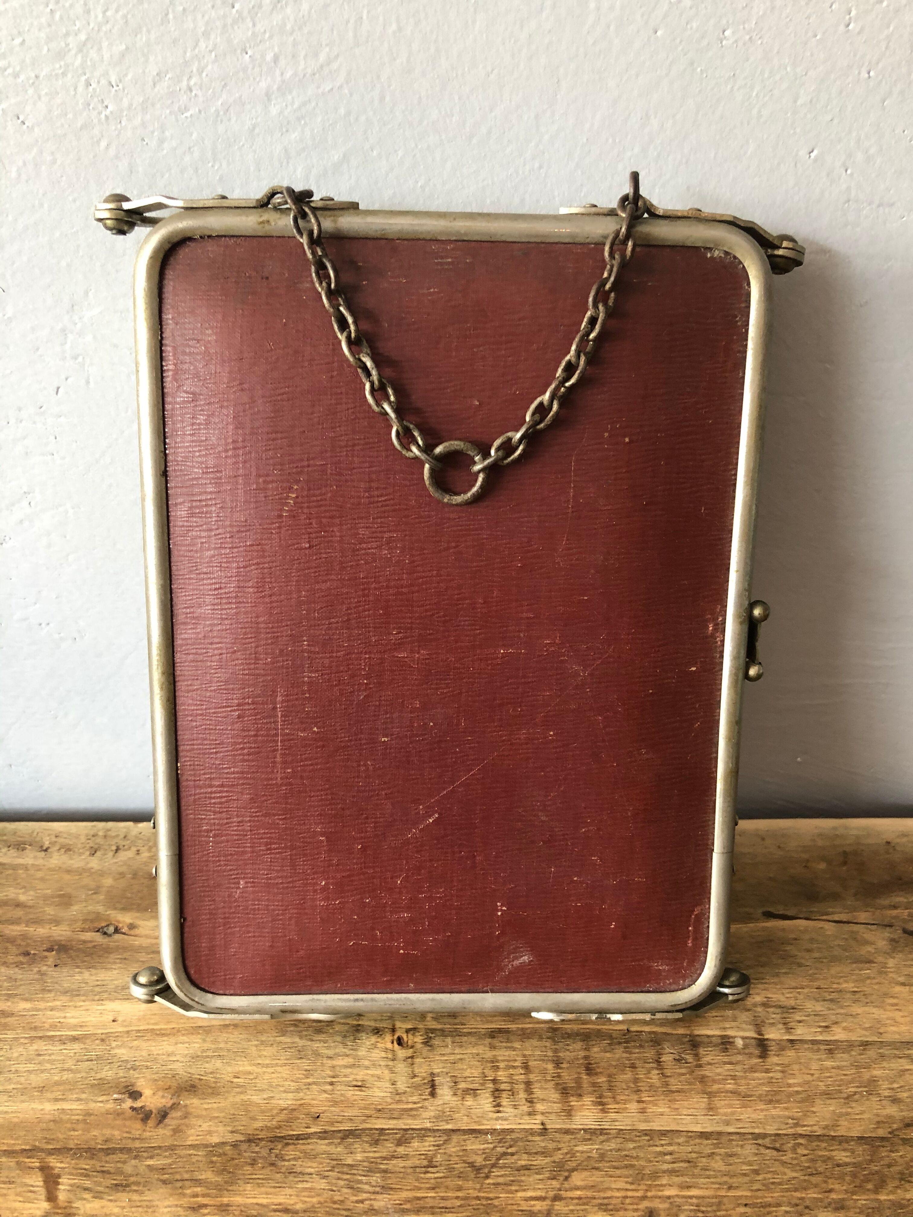 Barber triptych mirror 51x30cm