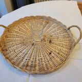 Handmade wicker tray