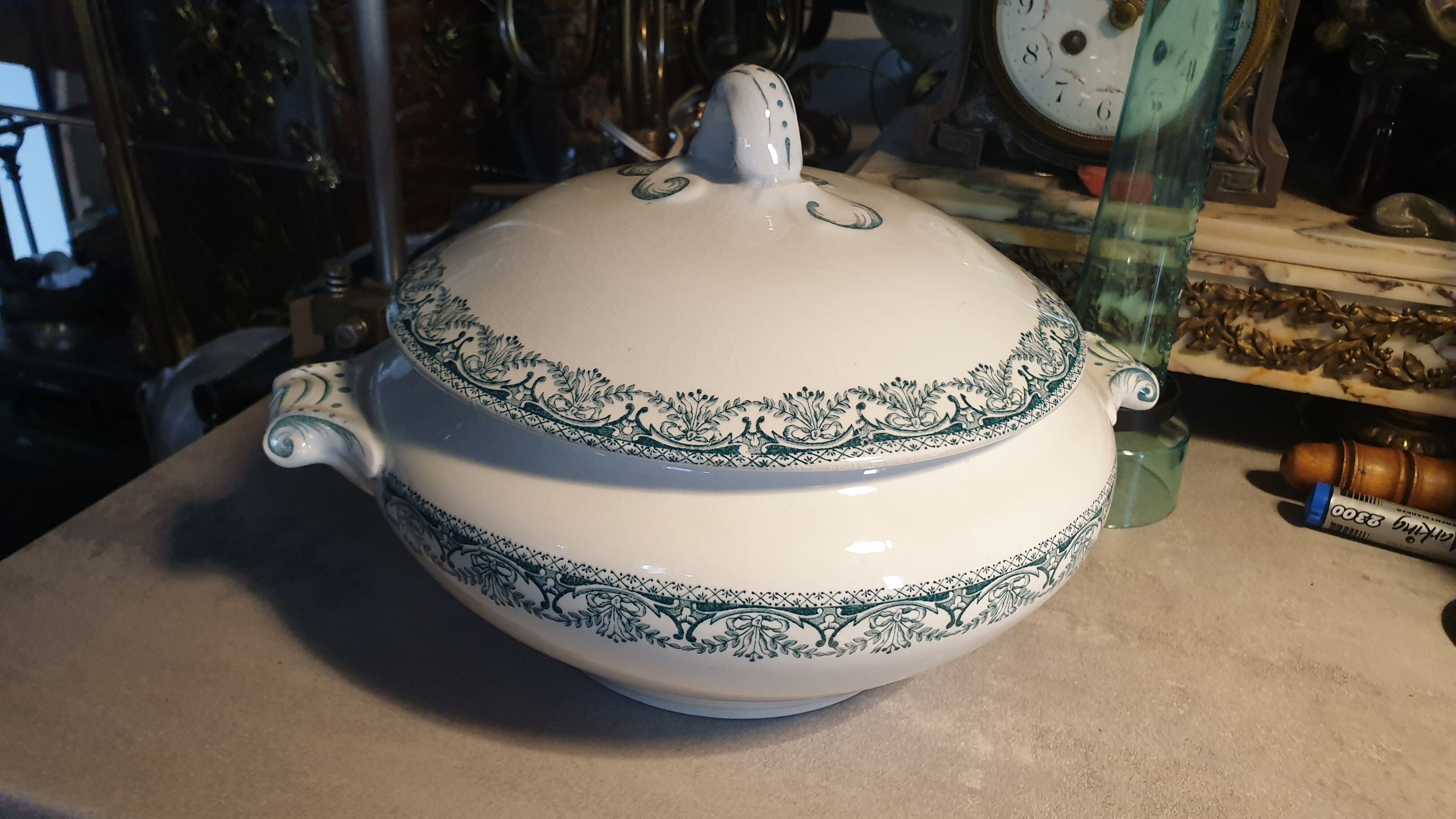 Soupiere manufacture imperiale et royale - nimy - Belgium