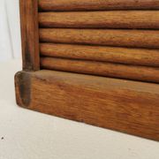 Wooden curtain file cabinet