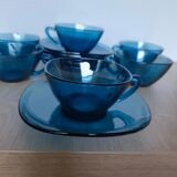 Tasses Vereco bleues