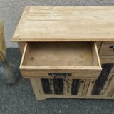 3-door wooden sideboard / Esprit Atelier furniture