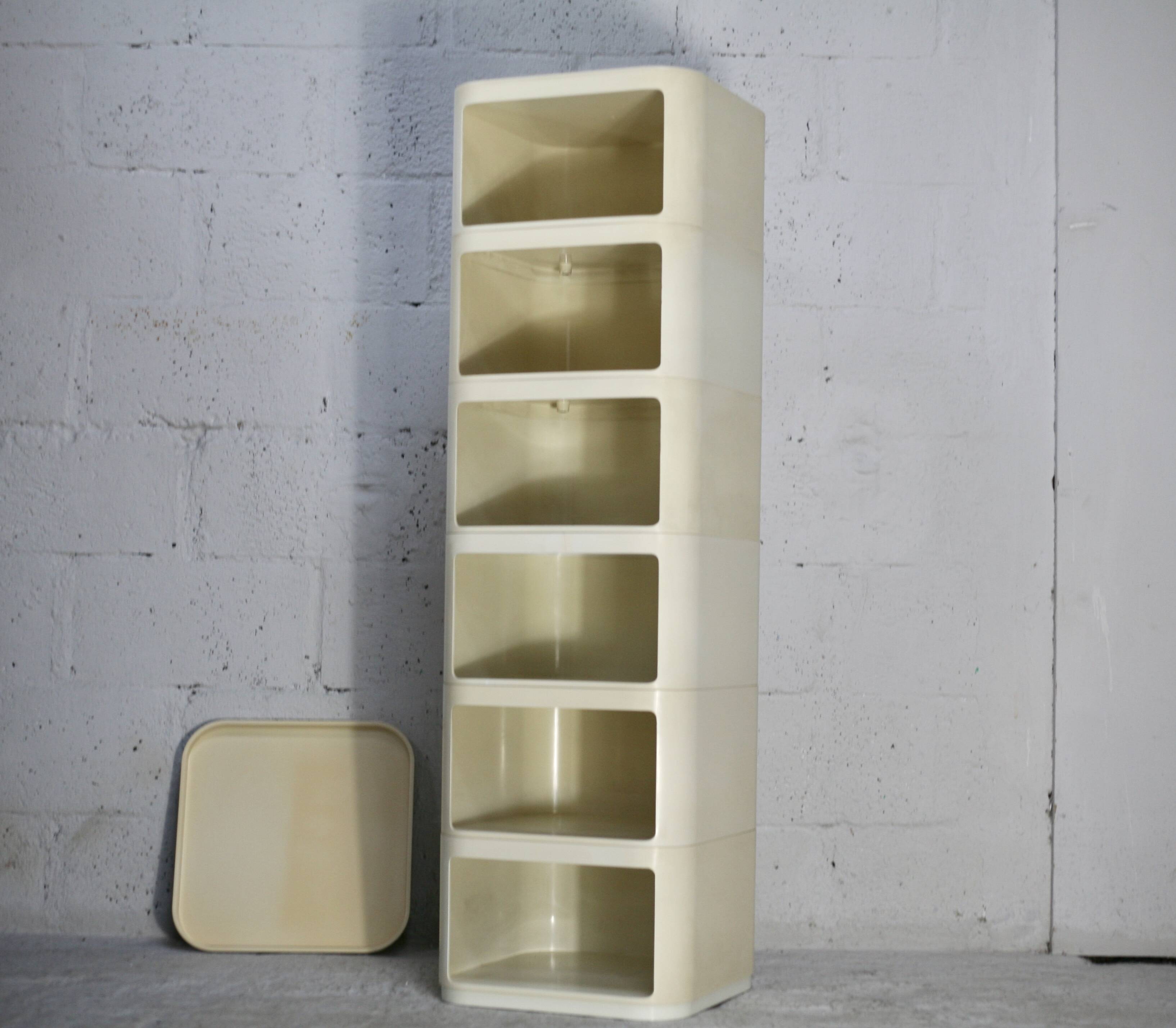 Anna Castelli, Kartell. Storage modules, Circa 1970