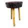 Rustic farm stool 1960 brutalist vintage wood