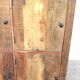 Nine-door wardrobe in old wood