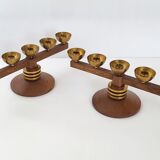 Pair of vintage candelabras 1970