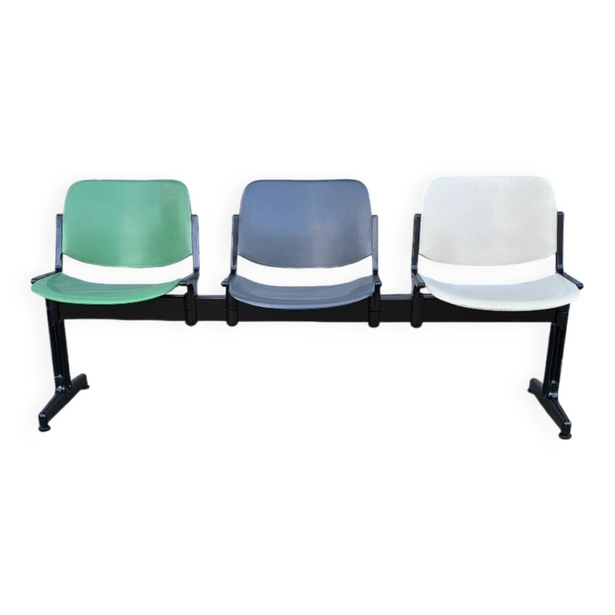3-seater bench by Giancarlo Piretti for Anonima Castelli 1970