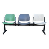 3-seater bench by Giancarlo Piretti for Anonima Castelli 1970