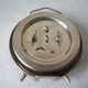 Old large mechanical alarm clock Peter Repeat Alarm chrome metal vintage retro decoration