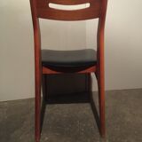 Scandinavian chair feet black skai compass