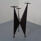 Brutalist German Iron Candleholder, 1960s