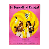 Original cinema poster the ladies of Rochefort Jacques Demy 1967