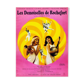 Original cinema poster the ladies of Rochefort Jacques Demy 1967