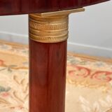 Gueridon tripod mahogany style Empire Epoch XIXth