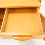 Mid-century cabinet high gloss by tatra pravenec, 1970s czechoslovakia