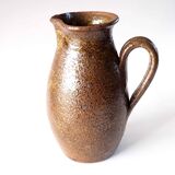 Beautiful pitcher in speckled sandstone