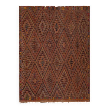Kilim turc vintage tissé main 165x234 cm