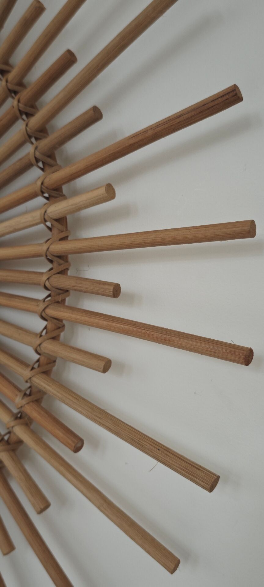 Rattan sun mirror 1970