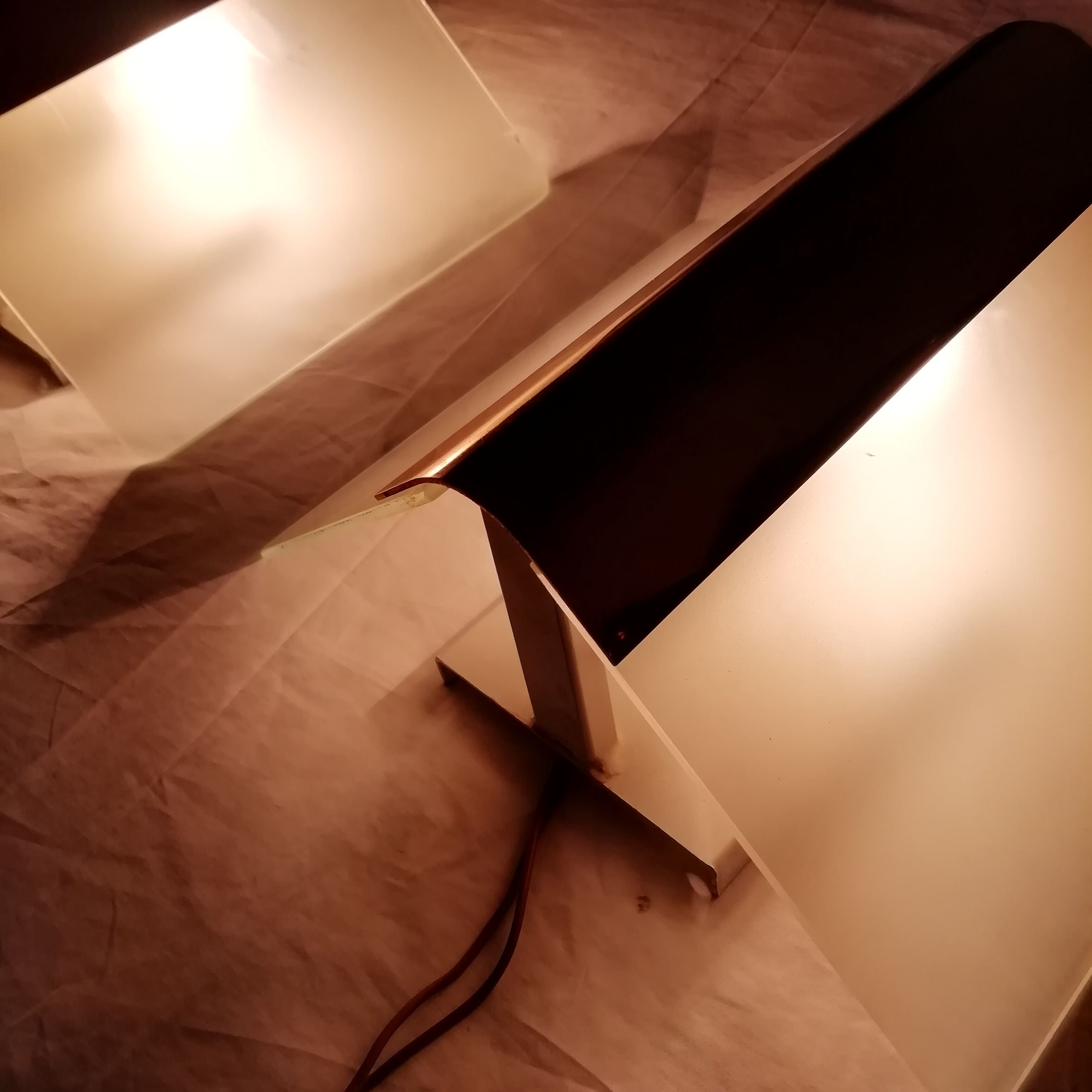 Wall light "Metalarte" glass 1970s