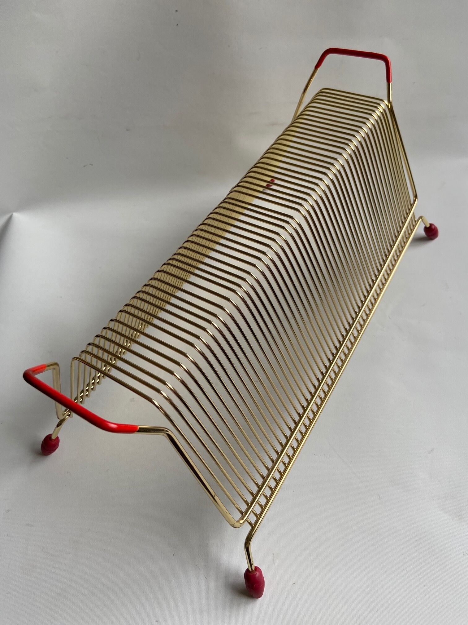 Gold metal vinyl holders