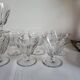 BACCARAT 10 Verres à vin en Cristal Modèle Périgord - Signé