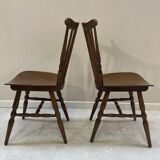 Pair of Baumann bistro chairs