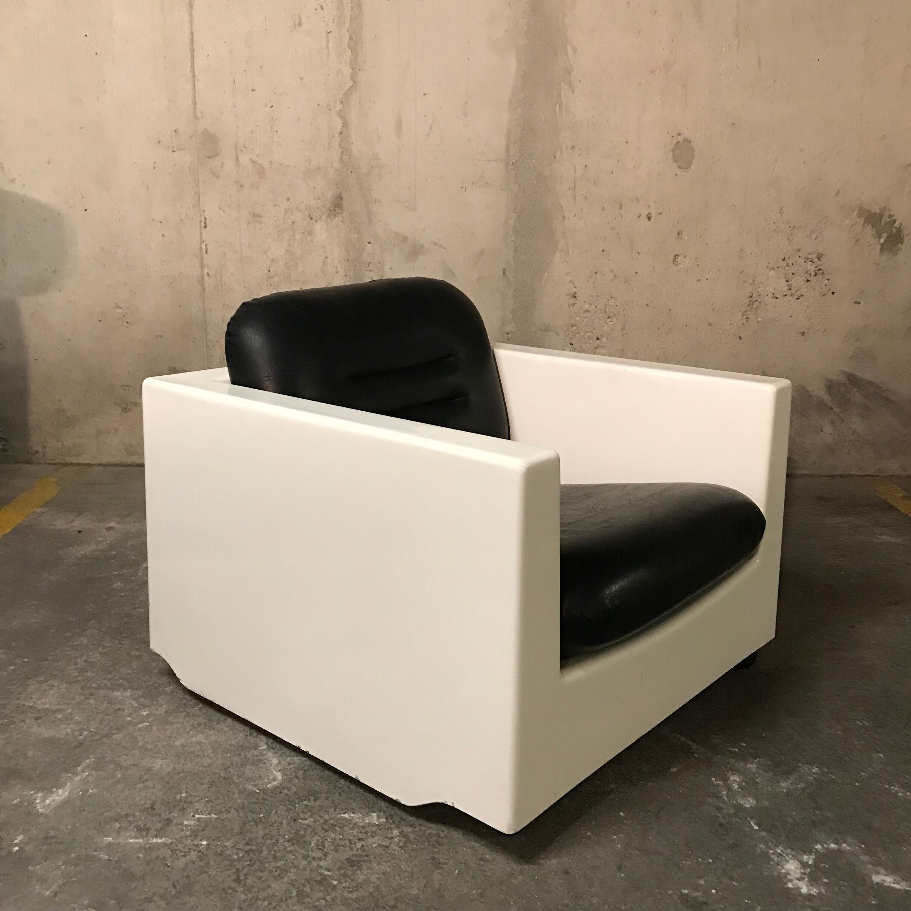 Paire de fauteuils Luigi Pellegrin, Mim Roma, 1970