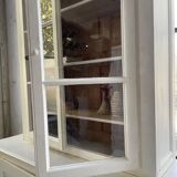 XL display case with white patina