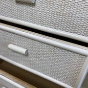 Vintage wicker chest of drawers