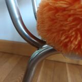 Pelfran orange fluffy chair