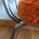 Pelfran orange fluffy chair