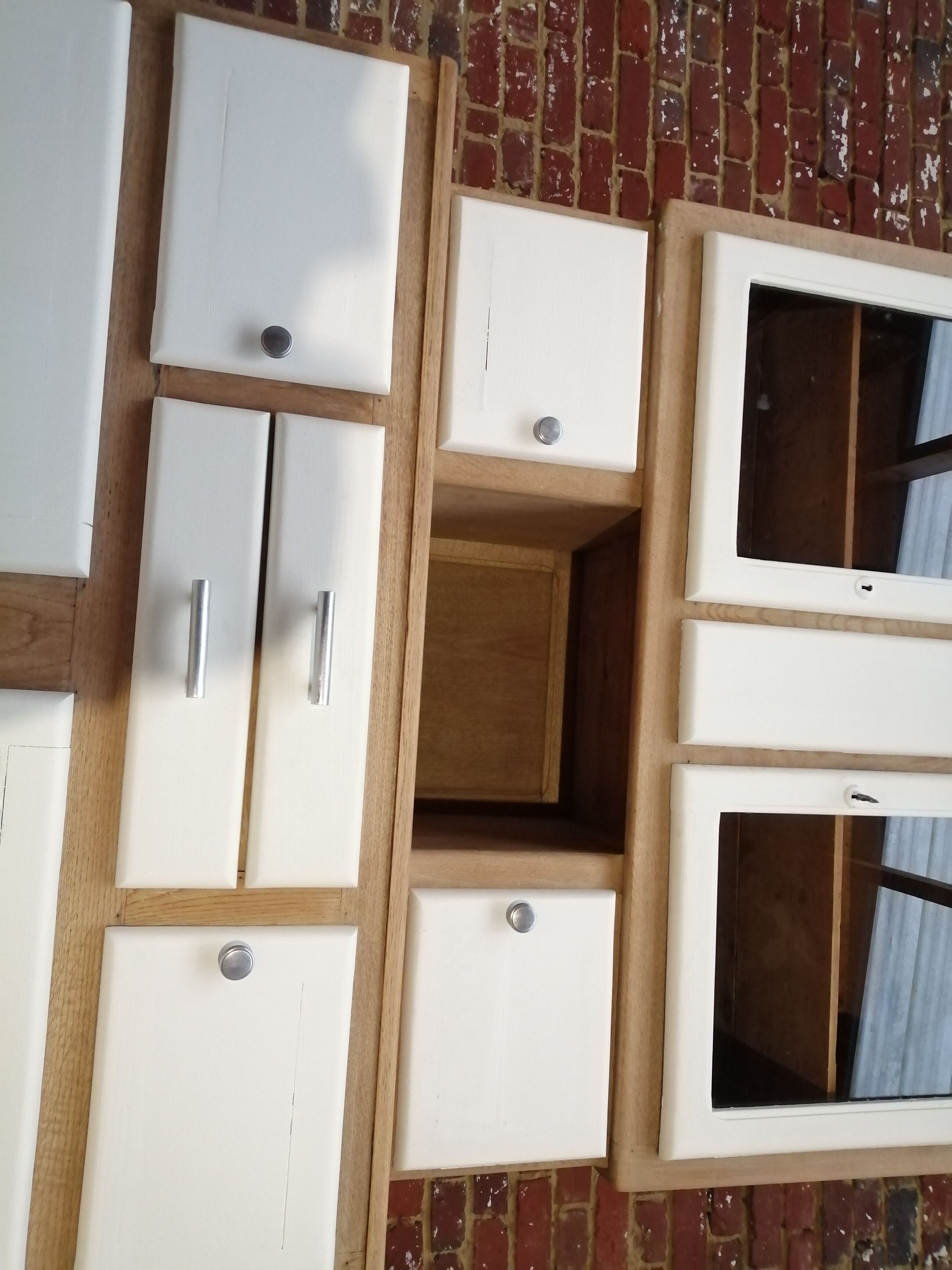 Buffet mado brushed oak and vintage cream