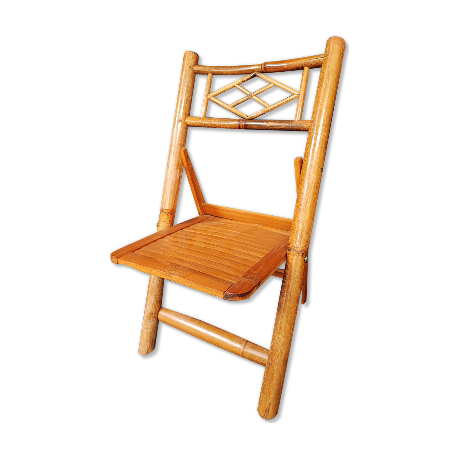 Folding bamboo chair for children