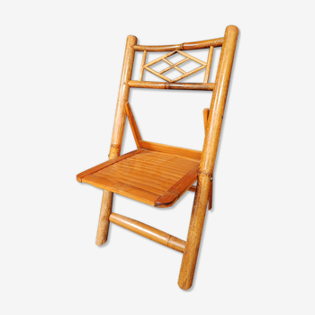 Folding bamboo chair for children