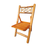 Folding bamboo chair for children