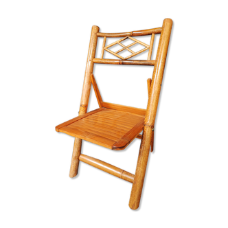 Folding bamboo chair for children