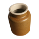 Mustard Pot Stoneware Brown Chiné Vintage Interior Varnished Gray