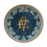 Assiette Emile Balon (1859-1929), successeur d'Ulysse - Faïence de Blois