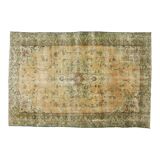 Anatolian handmade vintage rug 271 cm x 185 cm