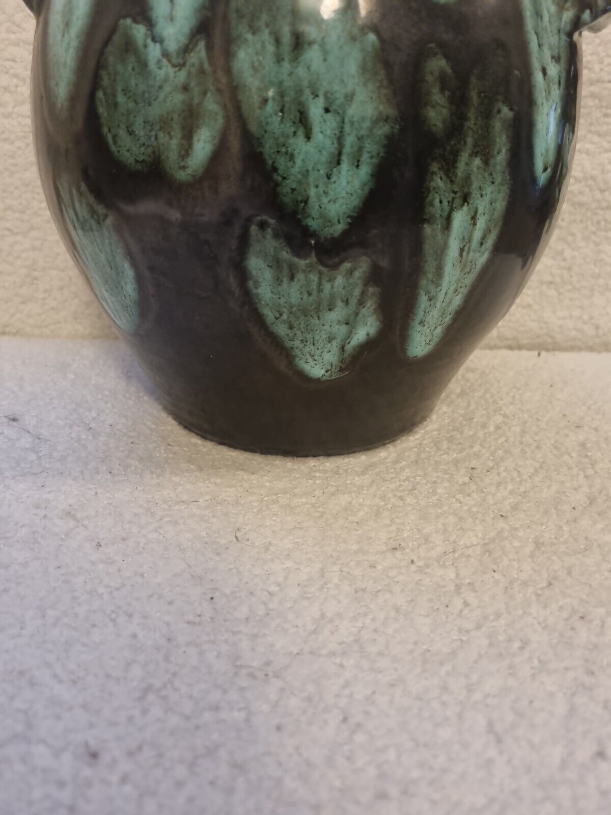 Vase ball with handles art deco year 30