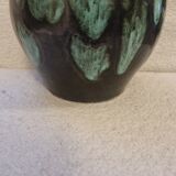 Vase ball with handles art deco year 30