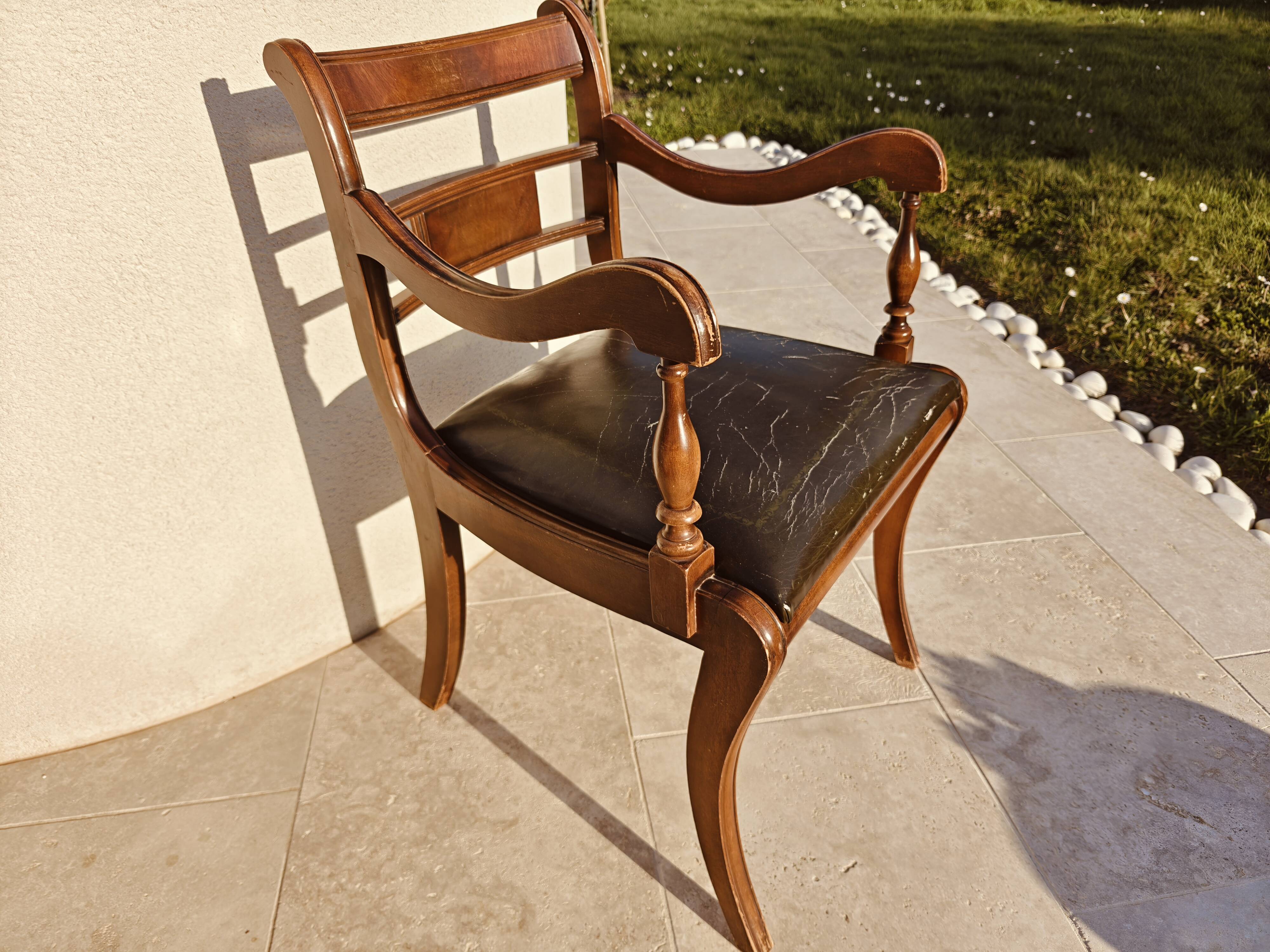 Victorian style armchair