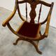 Fauteuil Dagobert, assise rouge