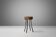 Mid‑Century Rustic French Tree Trunk Stool, France 1940s