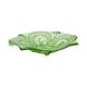 Art Deco green glass jardinière/serving dish, Stölzle Hermanova Hut, 1930