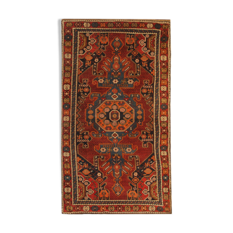 Tapis en kazak Shirvan fait main, tapis caucasien géométrique traditionnel 105x184cm